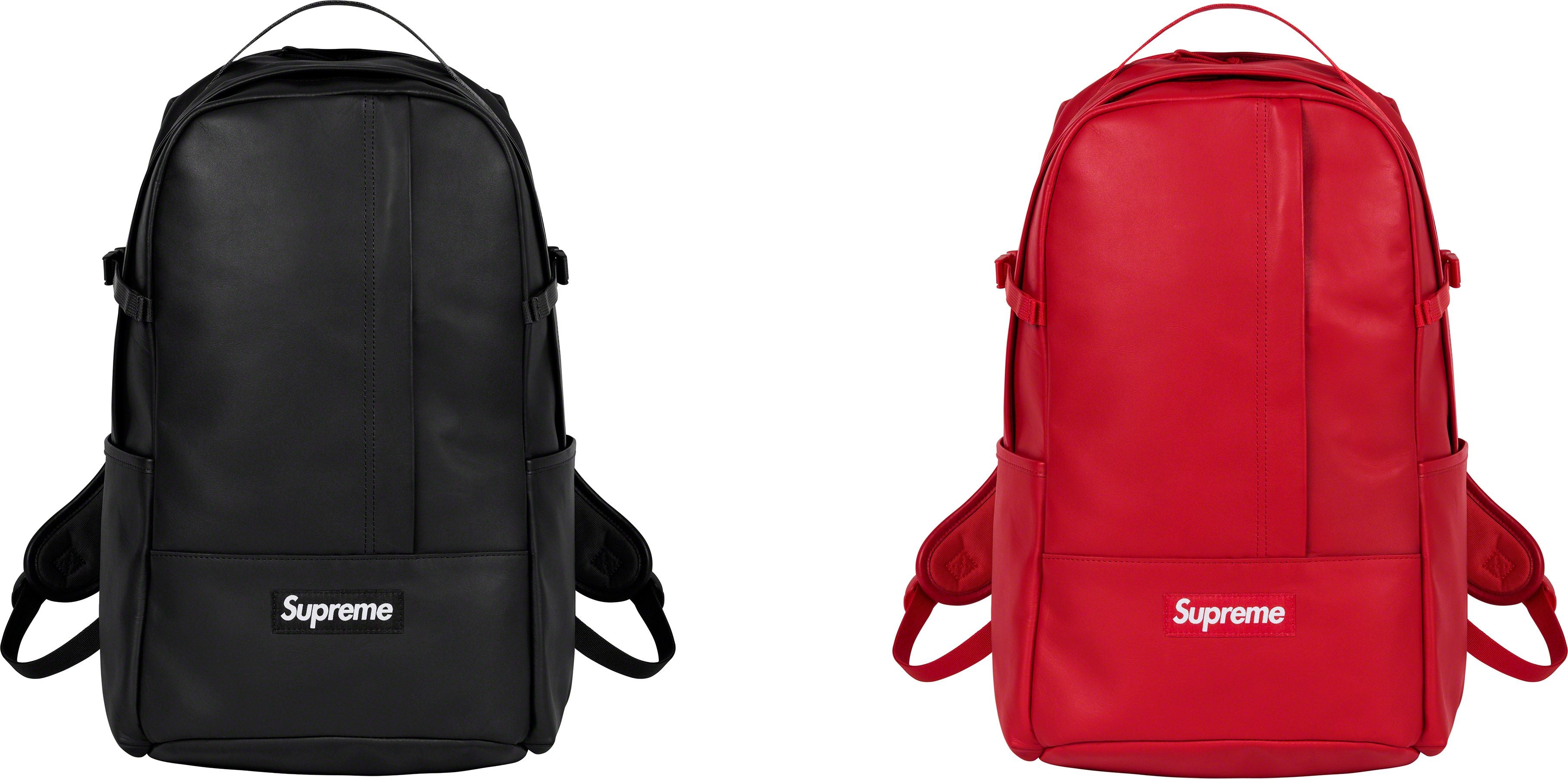 Supreme Leather Backpack 22L 皮革背囊 – 荃灣背囊專門店
