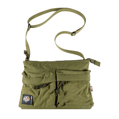 Fairfax Quilted Tanker Pouch Removable inner bag
