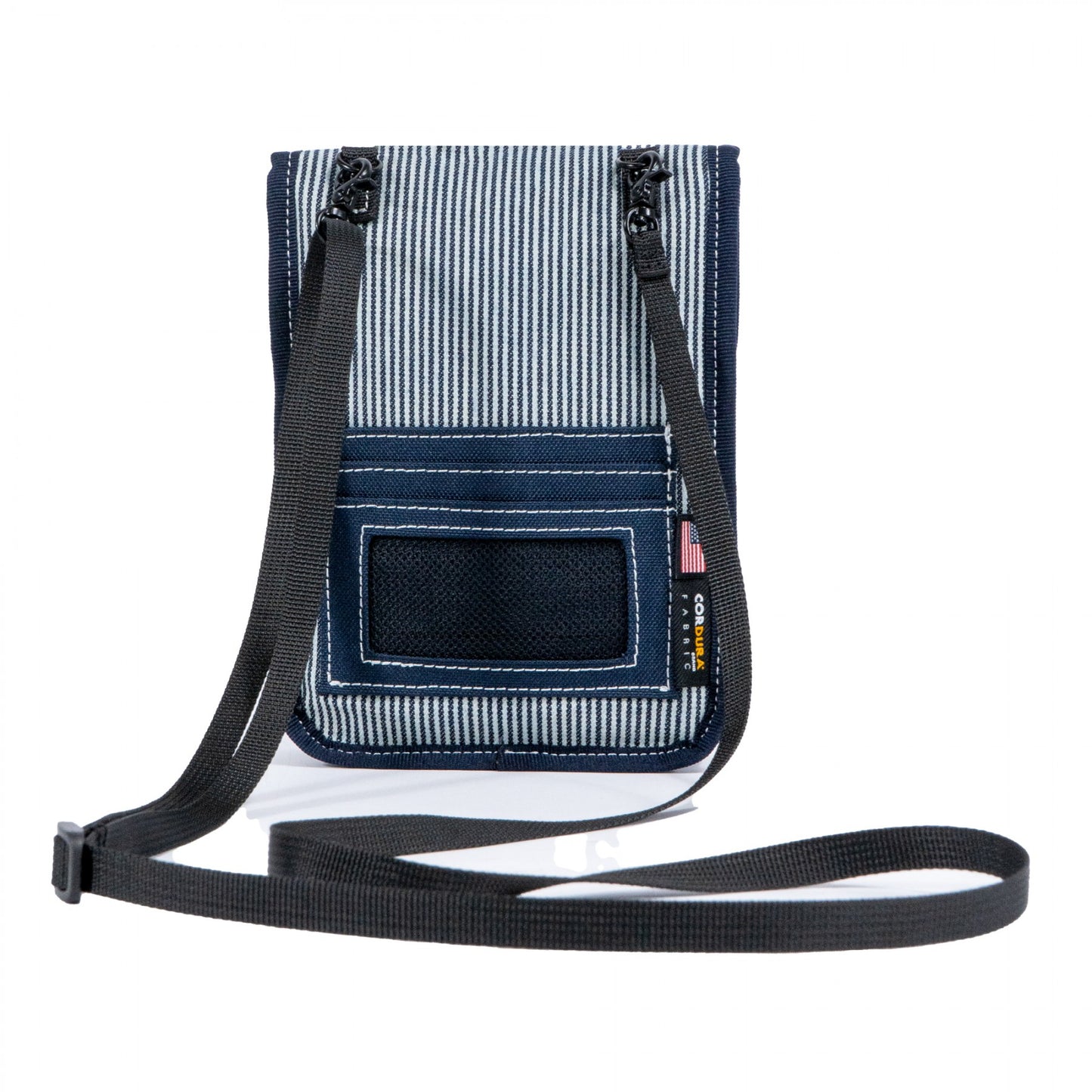 Fairfax Workline Neck Pouch crossbody bag Hickory FF2600 striped blue and white color