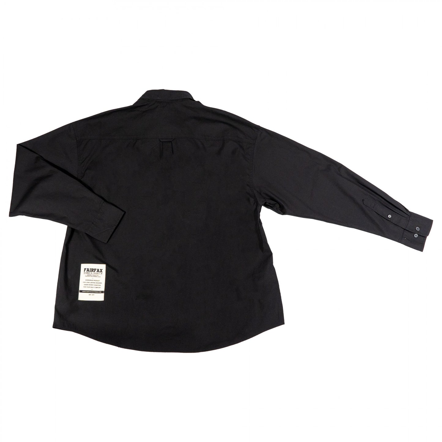 Fairfax Big Boy Worker B/D Shirt thin long-sleeved top Japanese work shirt black men's clothing