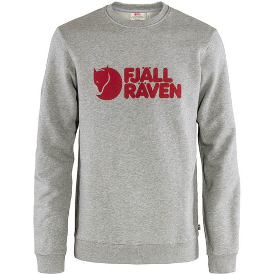 Fjallraven Logo Sweater M Men's Grey/ Melange Long Sleeve Top