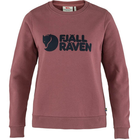 Fjallraven Logo Sweater W Women's Mesa Purple Long Sleeve Top