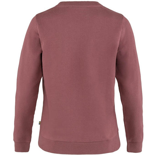Fjallraven Logo Sweater W Women's Mesa Purple Long Sleeve Top
