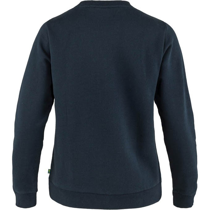 Fjallraven Logo Sweater W 女裝 Dark Navy 長袖上衣