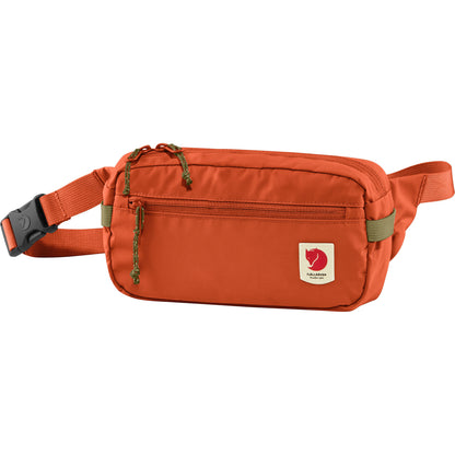 Fjallraven High Coast Hip Pack fanny pack made of lightweight waterproof regenerated nylon 3 zipper bags