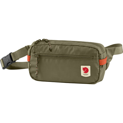 Fjallraven High Coast Hip Pack fanny pack made of lightweight waterproof regenerated nylon 3 zipper bags