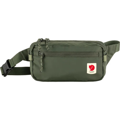 Fjallraven High Coast Hip Pack fanny pack made of lightweight waterproof regenerated nylon 3 zipper bags