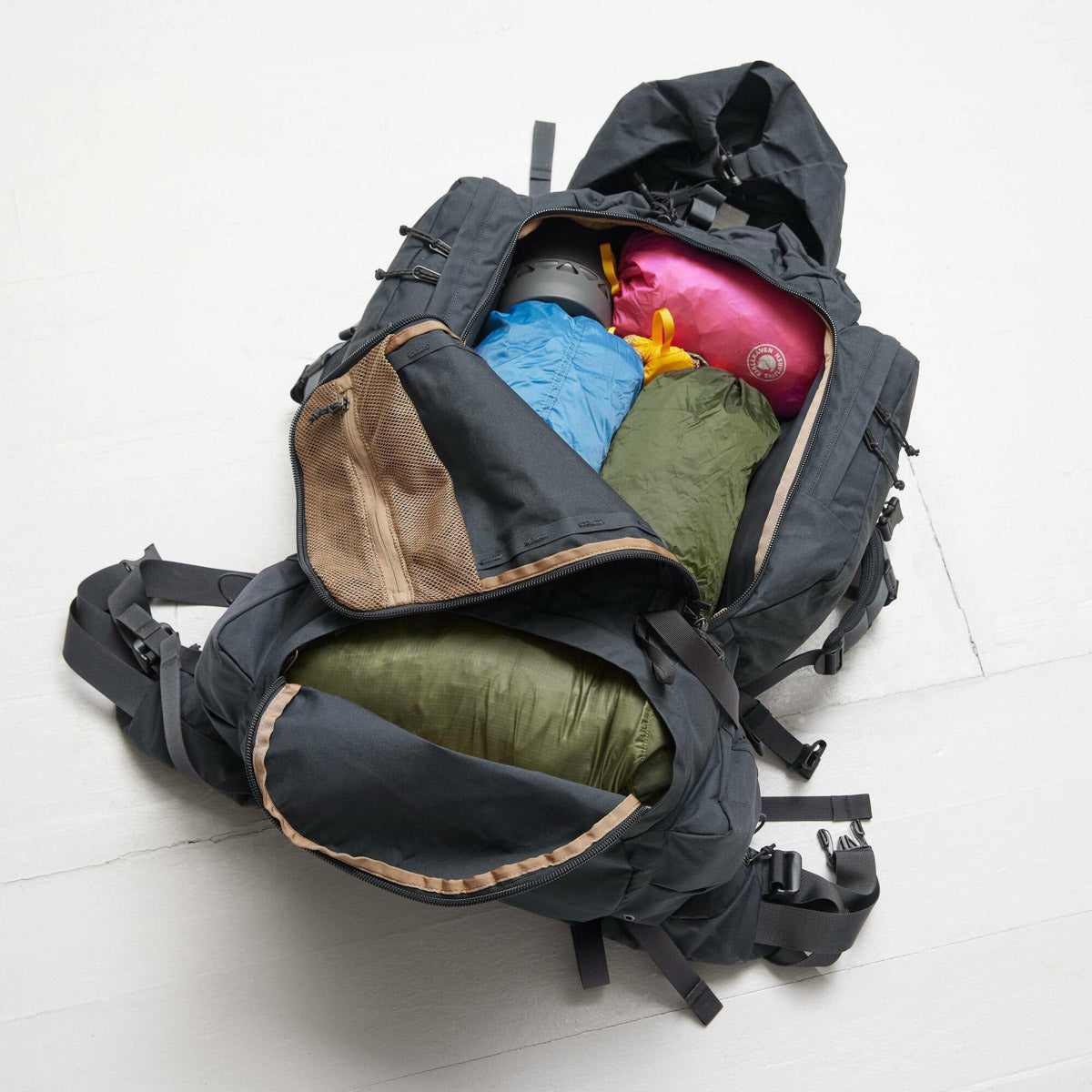 Fjallraven Kajka 75 新版 戶外 登山 大容量 背囊 木製框架結合Perfect Fit調節裝置 香港行貨