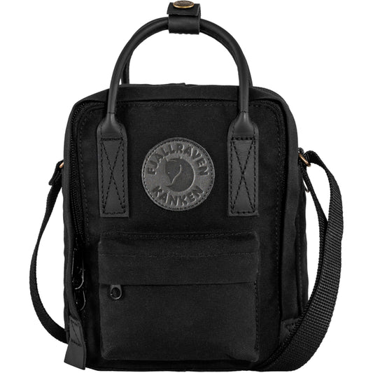 Fjallraven Kanken No.2 Sling Shoulder Bag Crossbody Bag All Black Belt Version Black