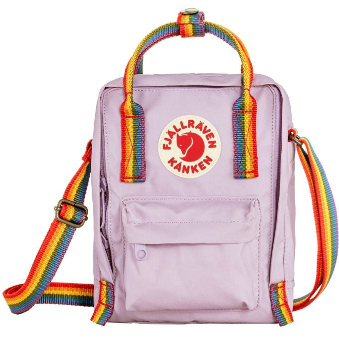 Fjallraven Kanken Sling Shoulder Bag crossbody bag shoulder bag rainbow patchwork strap