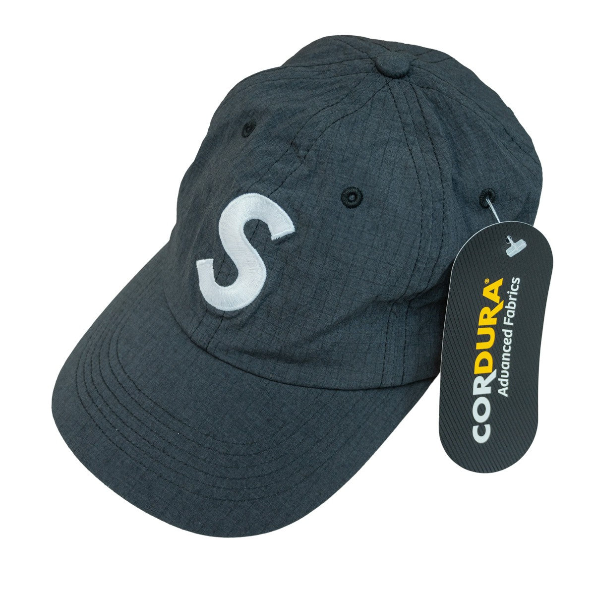 Supreme Cordura Ripstop S Logo 6-Panel Baseball Cap