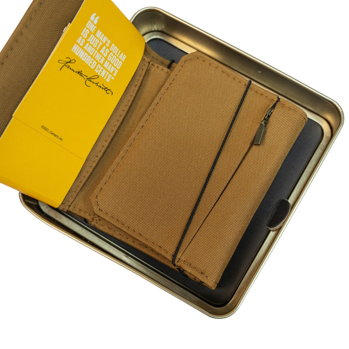 Carhartt Nylon Duck Trifold Wallet 尼龍 三摺 銀包 Brown 啡色