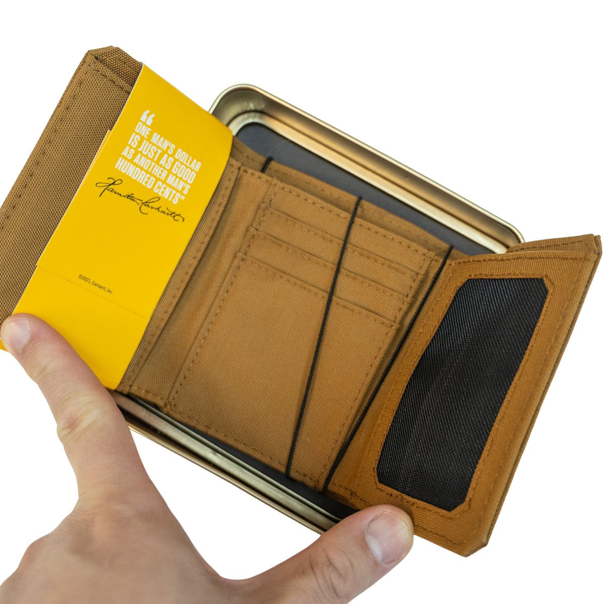 Carhartt Nylon Duck Trifold Wallet 尼龍 三摺 銀包 Brown 啡色