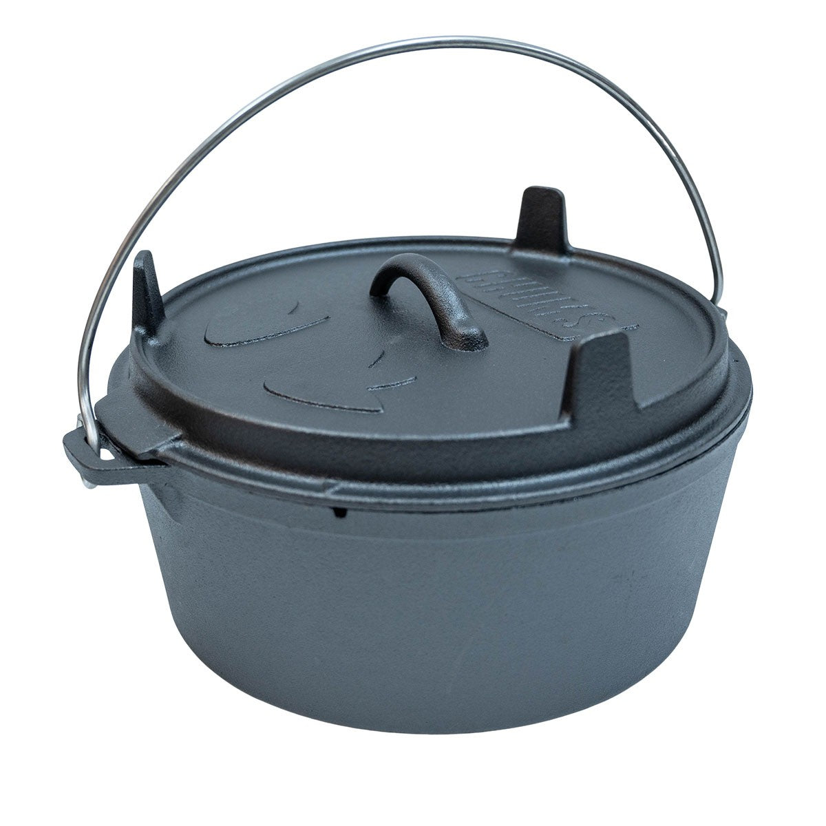 Chums Dutch Oven 10 inch cast iron camping cookware IH compatible with direct fire *Hong Kong only*