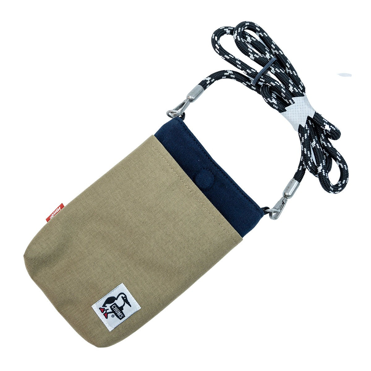 Chums Rope Shoulder Pouch Sweat Nylon Cell Phone Crossbody Bag