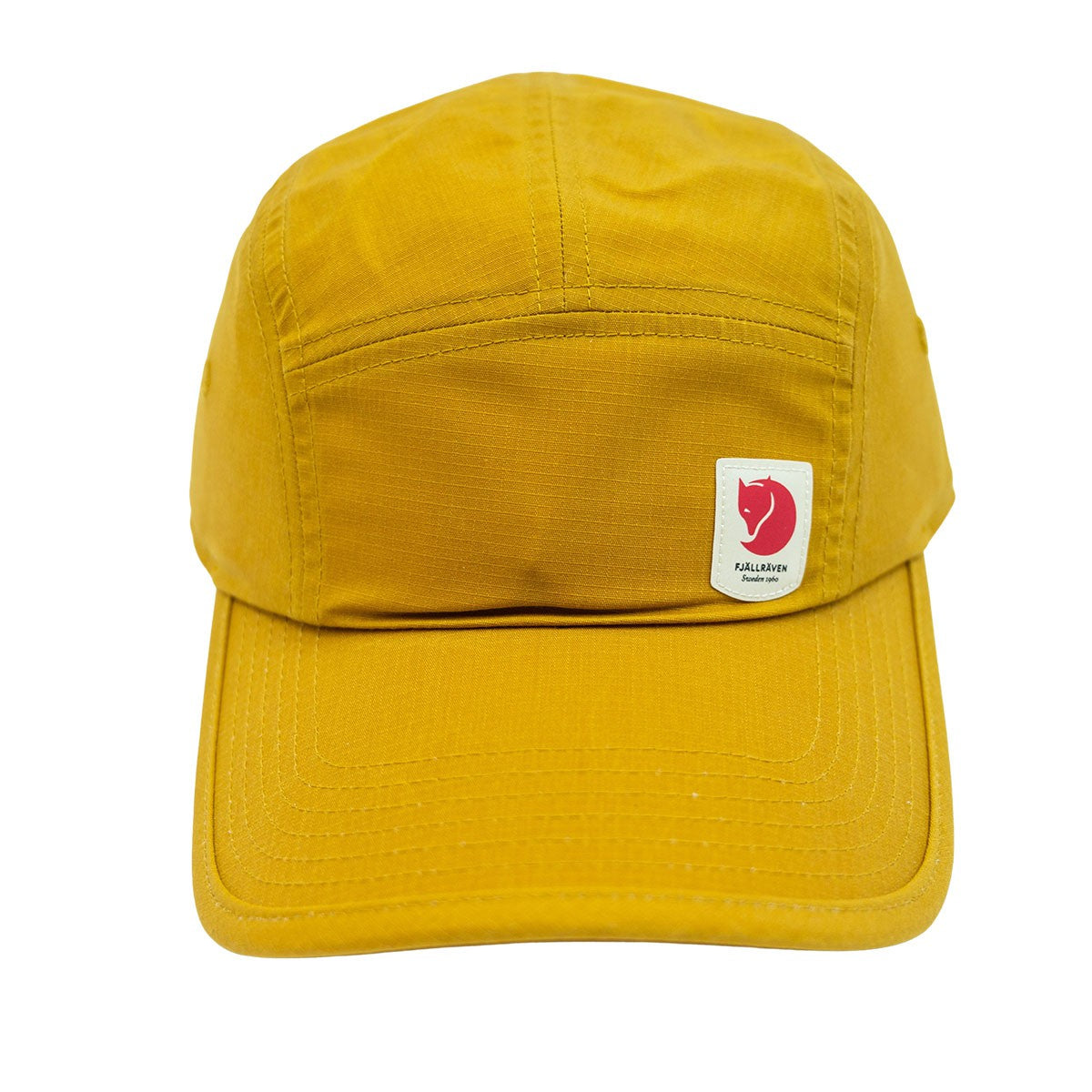 Fjallraven High Coast Lite Cap Small Baseball Cap Yellow Elastic Head Circumference