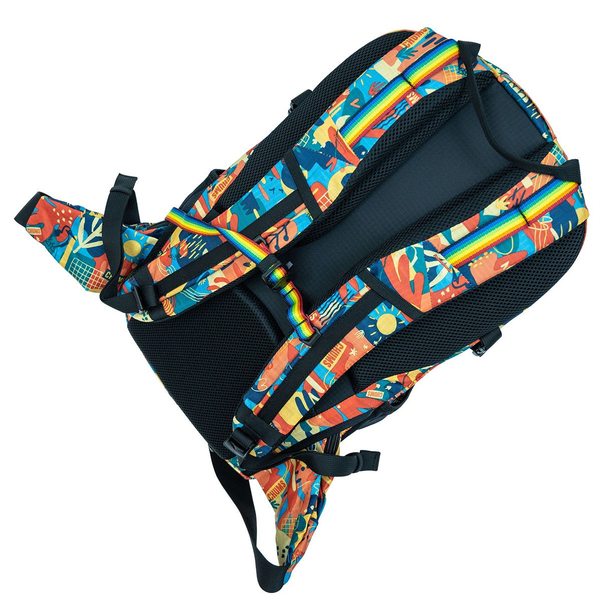 Chums Spring Dale 25 Ⅱ outdoor backpack hiking mountaineering bag belt can be used as a waist bag with rain cover