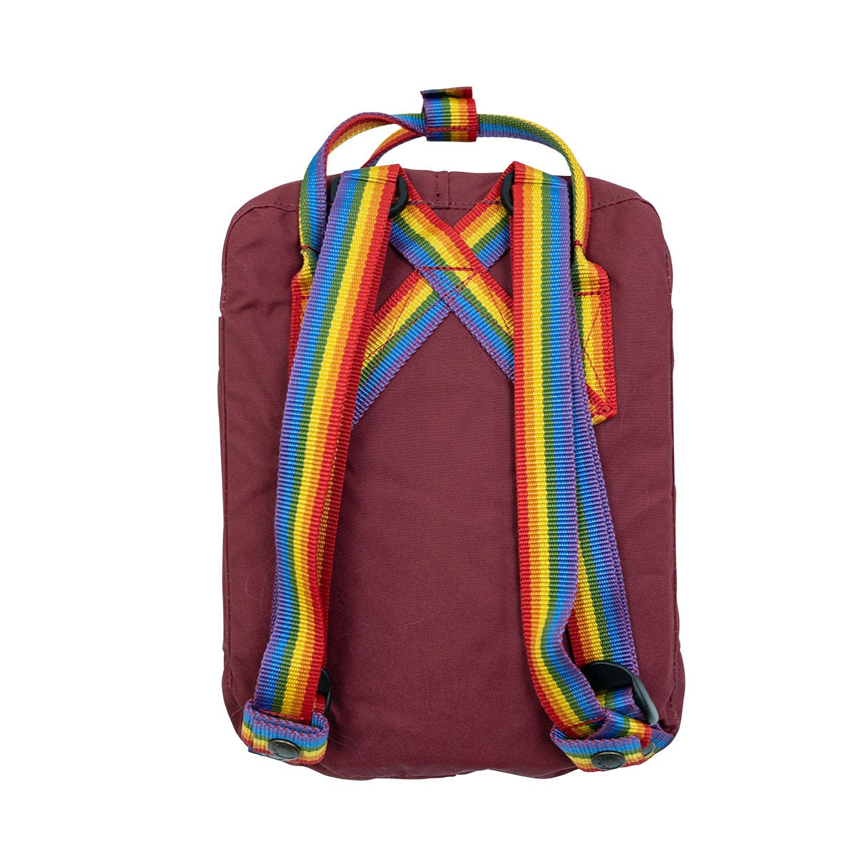 Fjallraven Kanken Mini Backpack 7L small backpack backpack rainbow patchwork strap