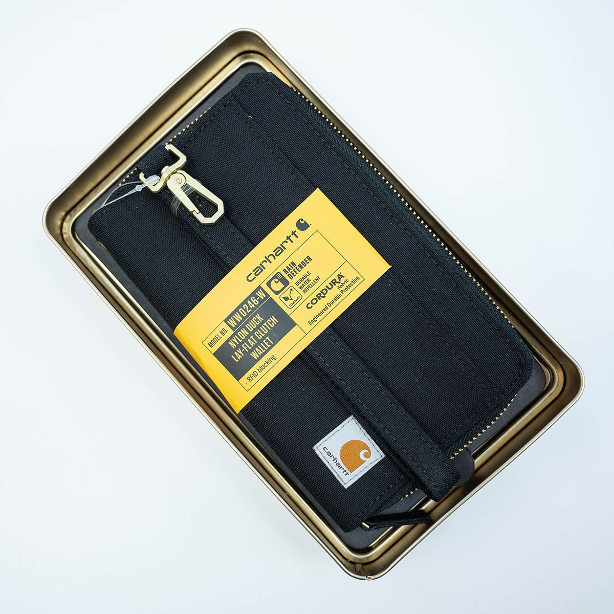 Carhartt Nylon Duck Lay-Flat Clutch Wallet 尼龍 拉鏈 多卡位 長銀包