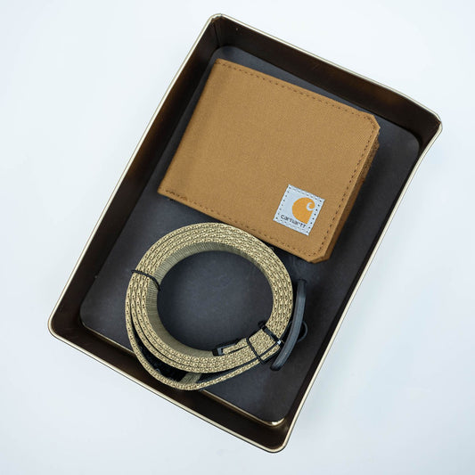 Carhartt Belt and Wallet Gift Pack 尼龍 腰帶 銀包 套裝 Brown 啡色