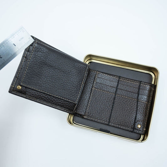 Carhartt Pebble Leather Passcase Wallet Brown