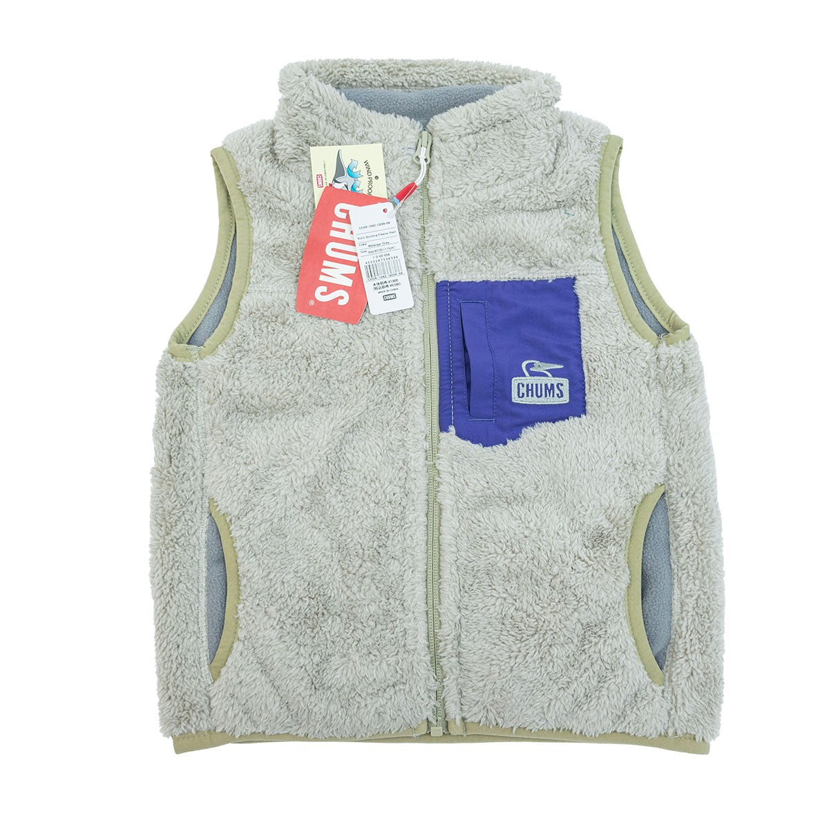 Chums Kid's Bonding Fleece Vest 童裝 毛毛 背心外套