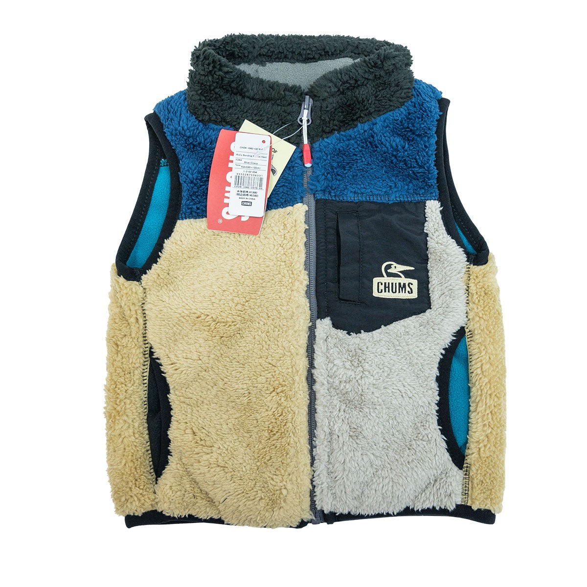 Chums Kid's Bonding Fleece Vest 童裝 毛毛 背心外套