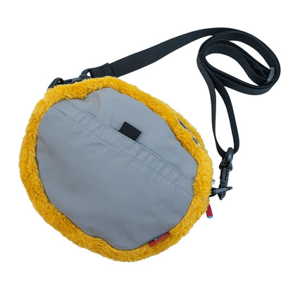 Chums Elmo Fleece Round Shoulder Crossbody Bag Storage Bag