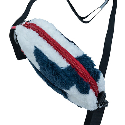 Chums Elmo Fleece Round Shoulder Crossbody Bag Storage Bag