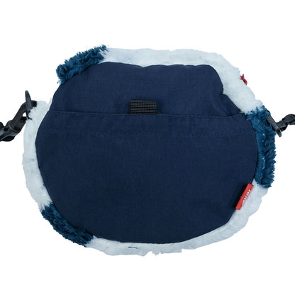 Chums Elmo Fleece Round Shoulder Crossbody Bag Storage Bag