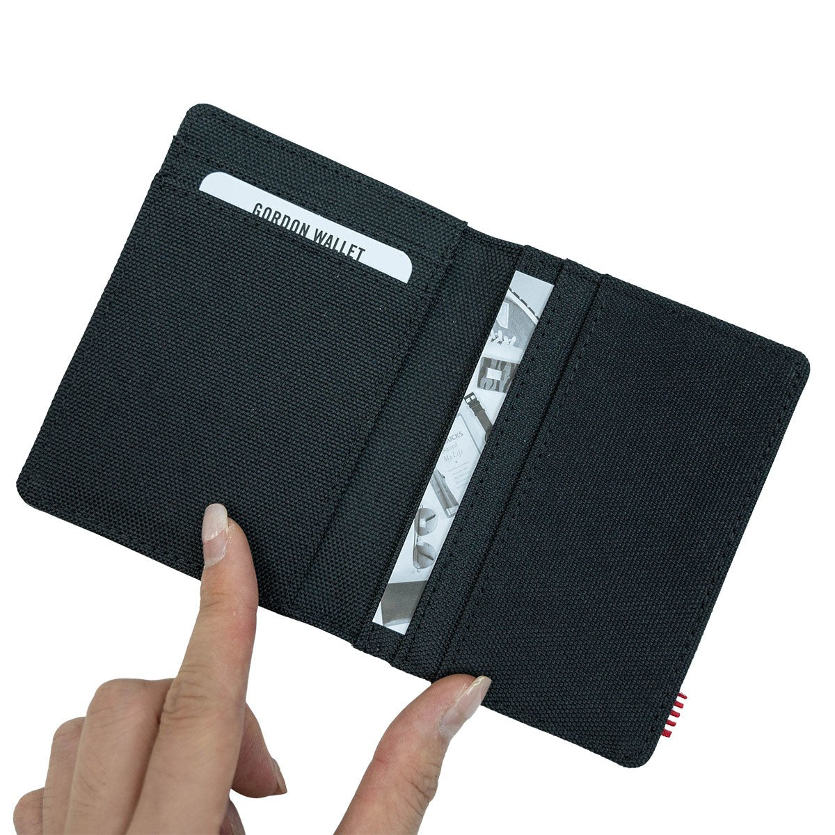 Herschel Gordon Wallet Two-fold Card Set Black Tonal