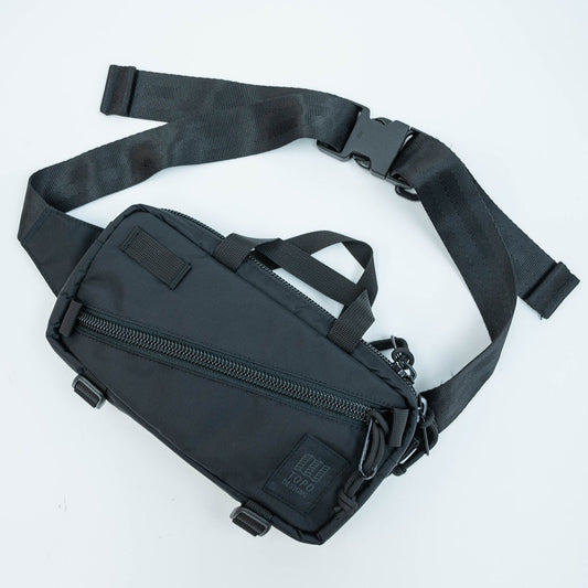 Topo Designs Mini Quick Pack 3Way 手提 腰包 斜孭袋 Black 黑色