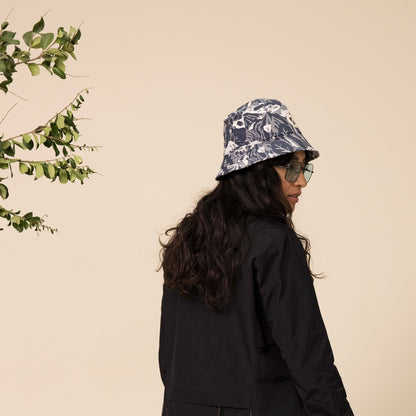 Fjallraven S/ F Hat bucket hat Navy-Eggshell