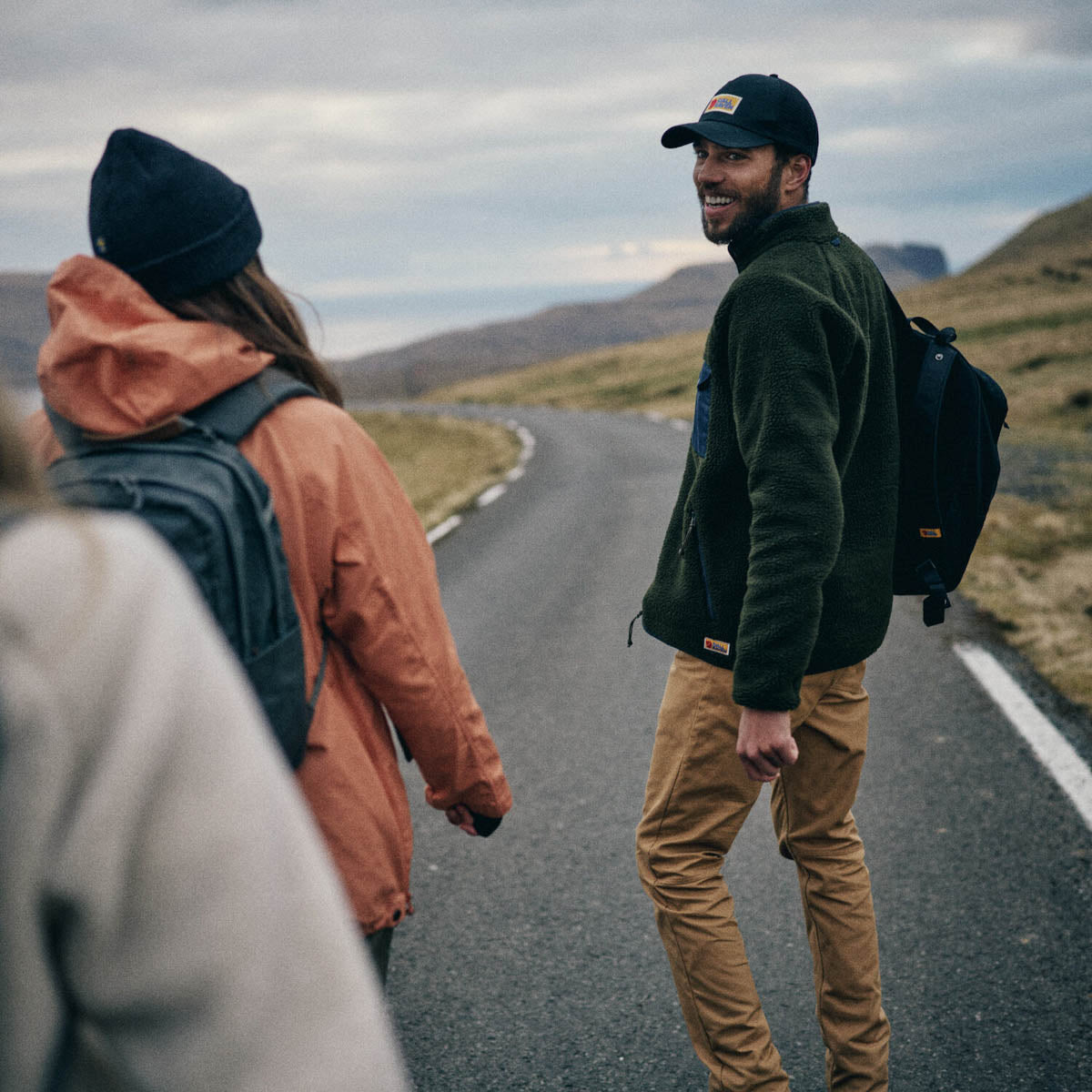 Fjallraven Vardag Pile Fleece M Men's Furry Long Sleeve Jacket Chalk White Chalk White