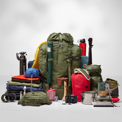 Fjallraven Kajka 75 new version of outdoor mountaineering large-capacity backpack with wooden frame and Perfect Fit adjustment device licensed in Hong Kong