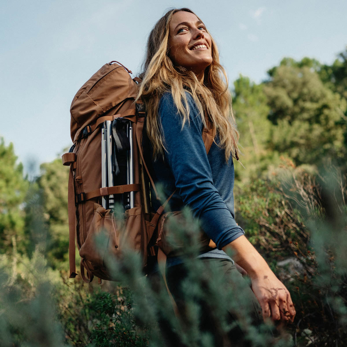 Fjallraven Kajka 35 S/M 行山背囊 戶外背包 樺木框架 可調背長 環保重裝