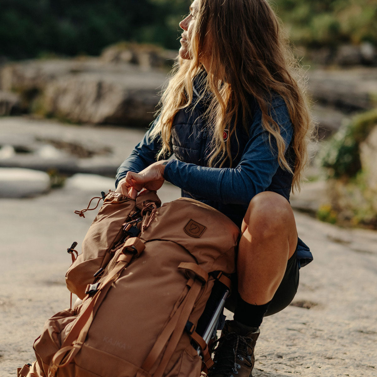 Fjallraven Kajka 35 S/M 行山背囊 戶外背包 樺木框架 可調背長 環保重裝