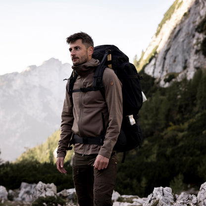 Fjallraven Kajka 75 new version of outdoor mountaineering large-capacity backpack with wooden frame and Perfect Fit adjustment device licensed in Hong Kong