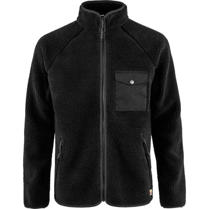 Fjallraven Vardag Pile Fleece M Men's Furry Long Sleeve Jacket Chalk White Chalk White