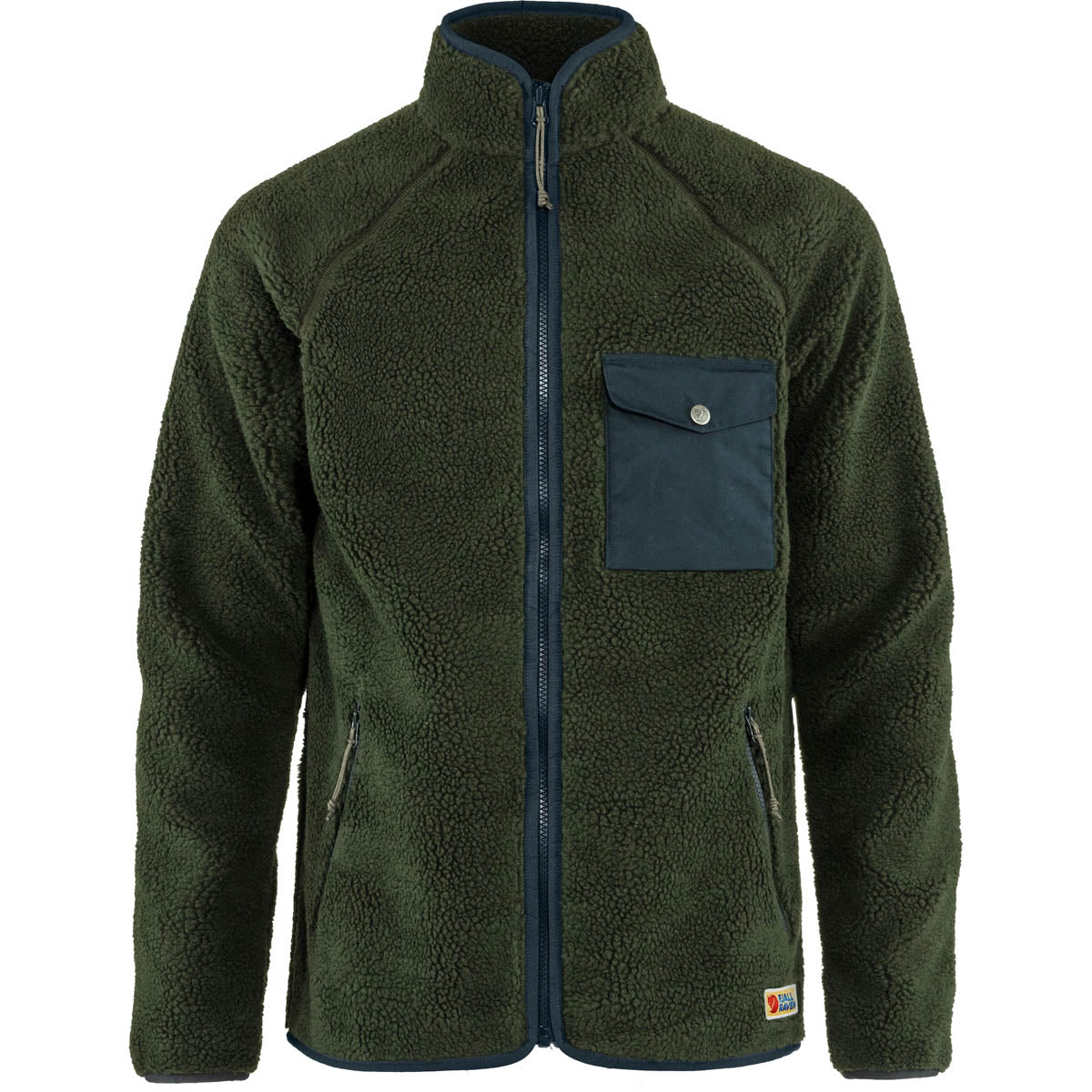 Fjallraven Vardag Pile Fleece M Men's Furry Long Sleeve Jacket Chalk White Chalk White