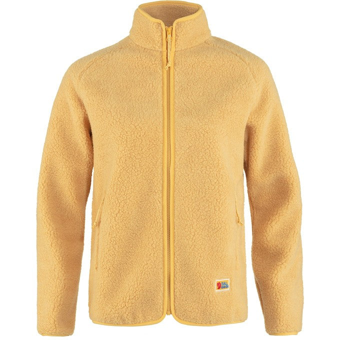 Fjallraven Vardag Pile Fleece W 女裝 毛毛 長袖外套 Mais Yellow