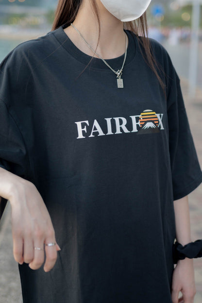 Fairfax Print Tee LS01 Workwear Short Sleeve T-Shirt Black