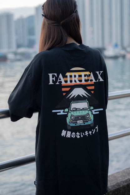 Fairfax Print Tee LS01 Workwear Short Sleeve T-Shirt Black