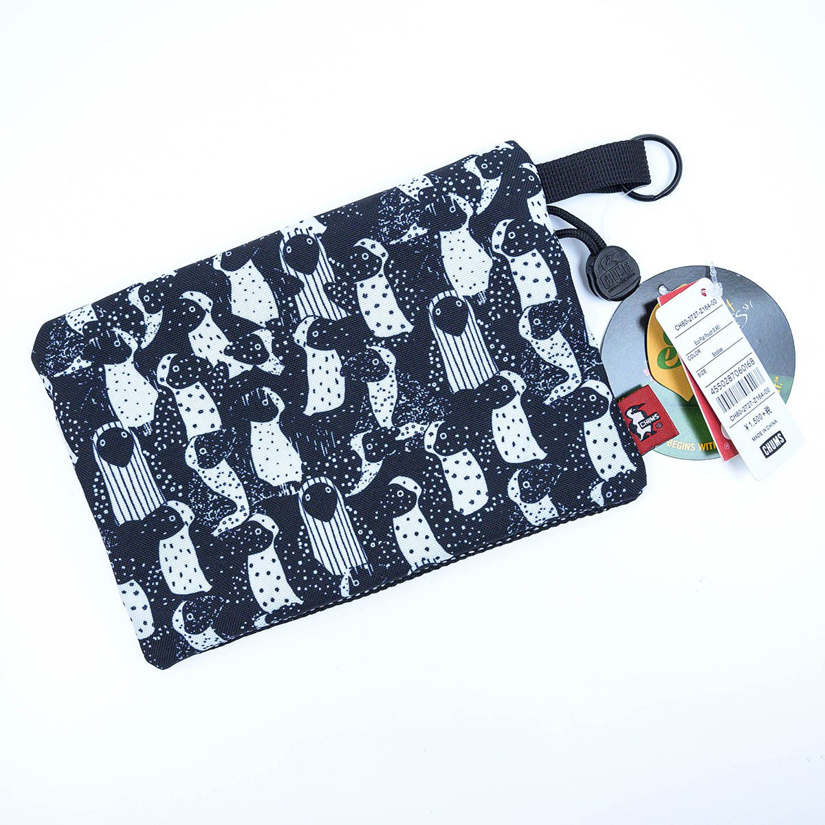 Chums ECO Flat Pouch M(A6) 收納袋 筆袋 14*20cm