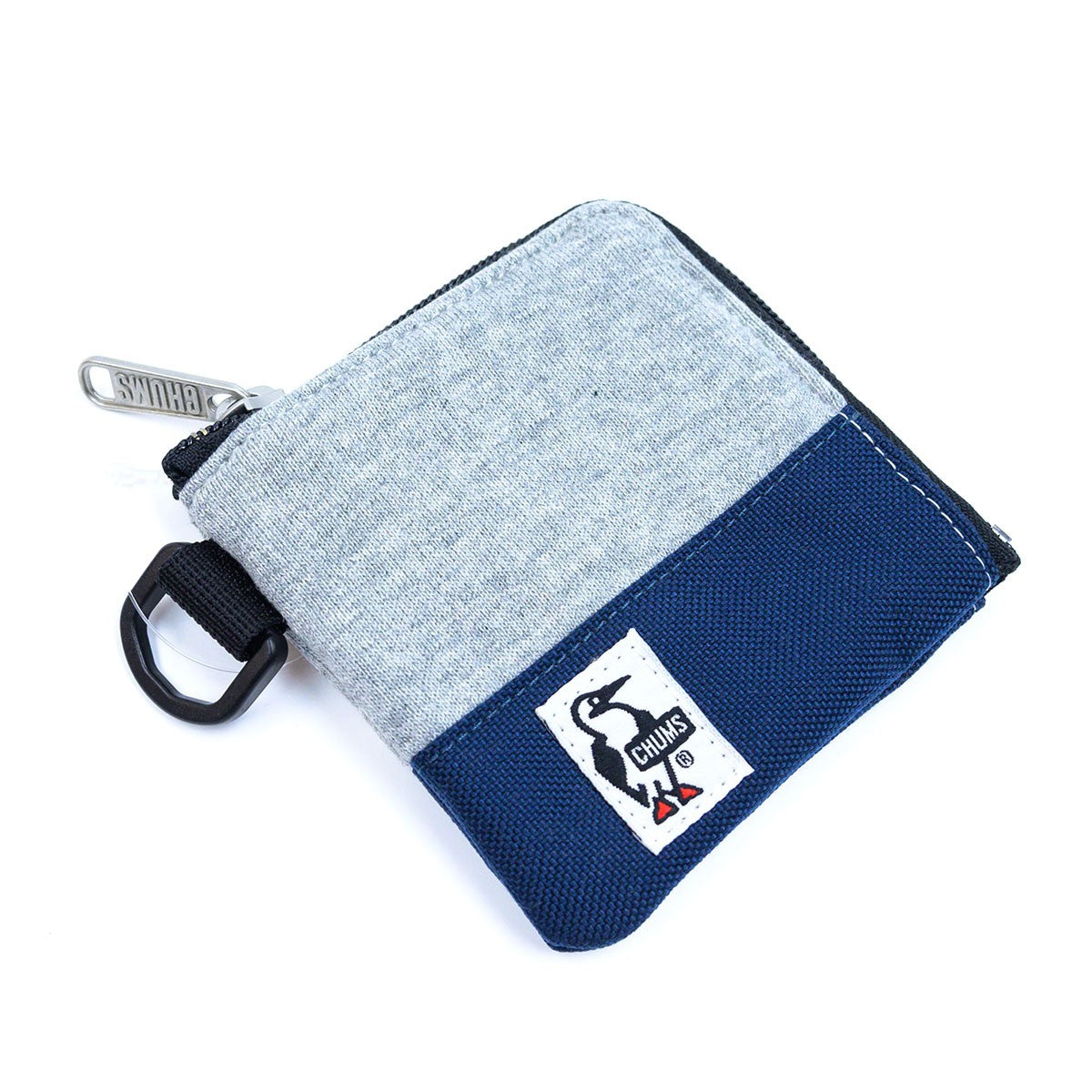 Chums Square Coin Case Sweat Nylon square silver bag