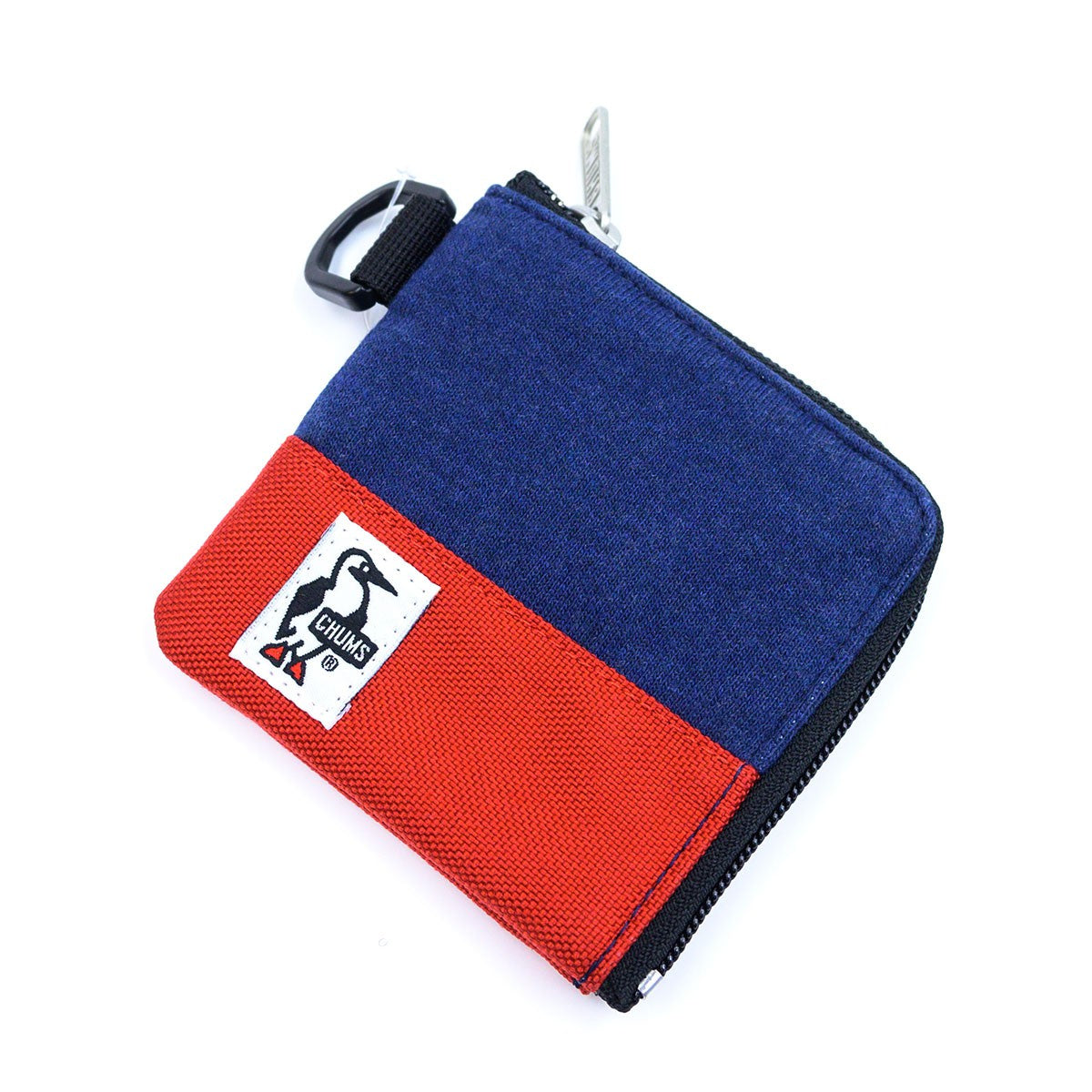 Chums Square Coin Case Sweat Nylon square silver bag