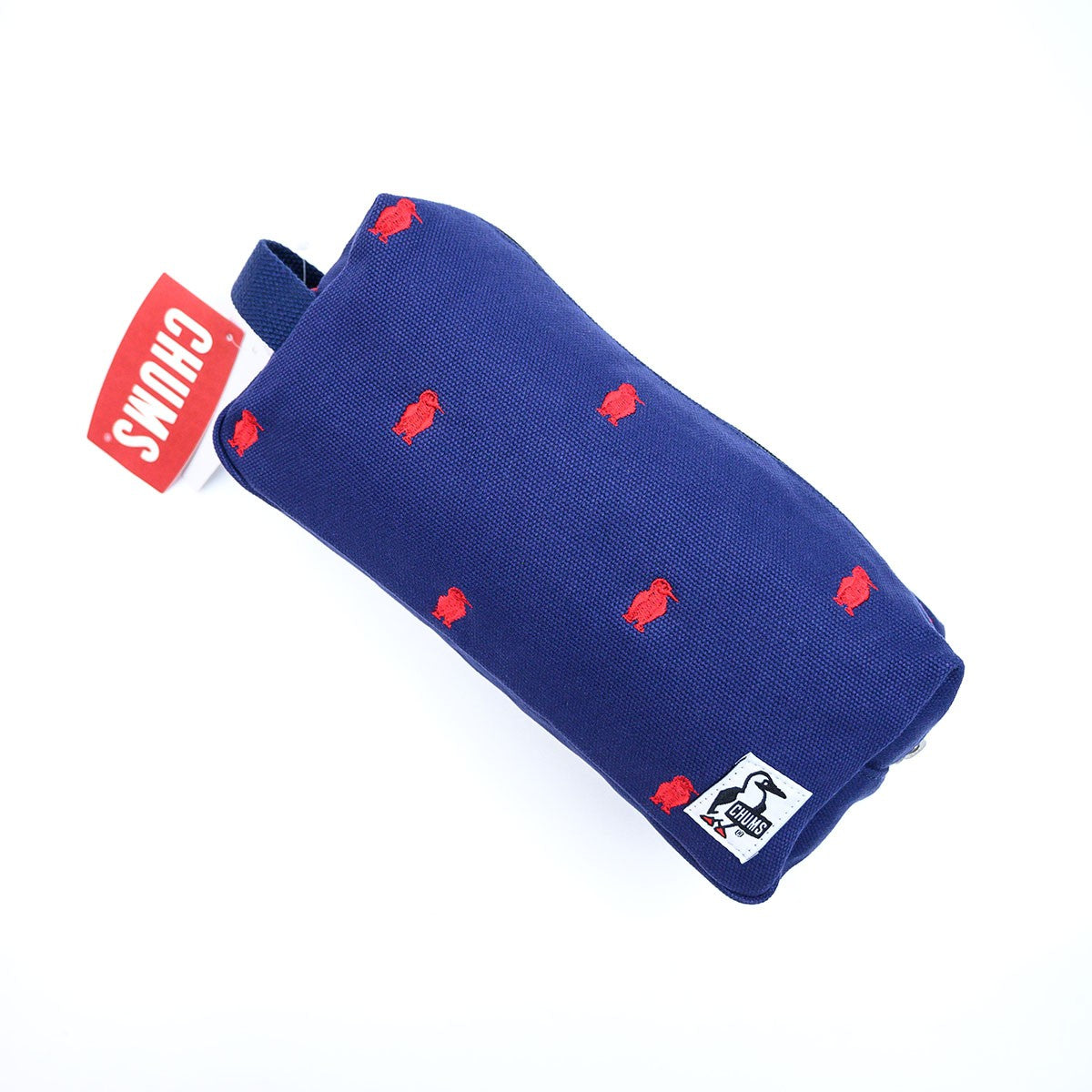 Chums Booby Canvas Pouch M 收納袋 筆袋 化妝袋 Navy