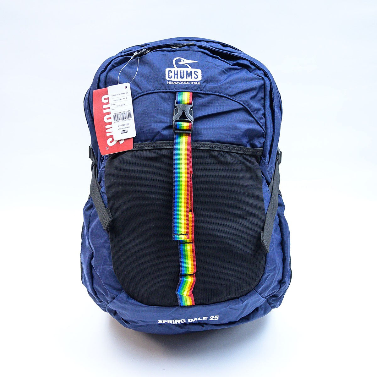 Chums Spring Dale 25 Ⅱ outdoor backpack hiking mountaineering bag belt can be used as a waist bag with rain cover