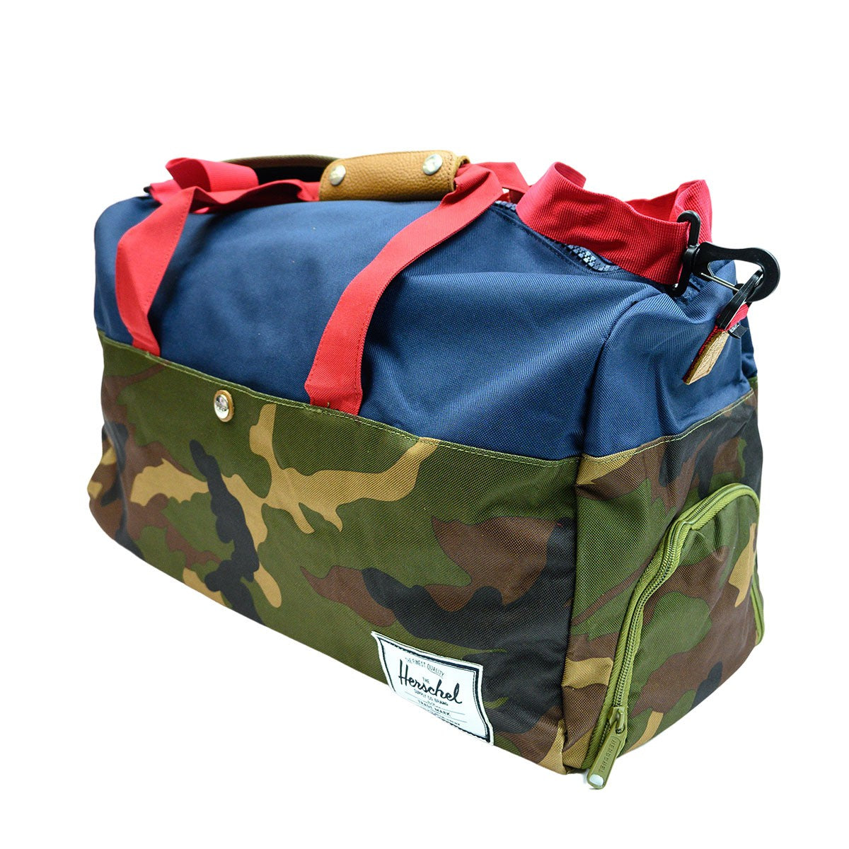 Herschel Duffel Lonsdale travel sports fitness bag large capacity Navy/ Red/ Camo