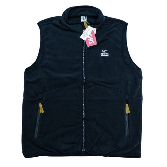 Chums Recycle Chumley Fleece Vest Black 抓毛背心